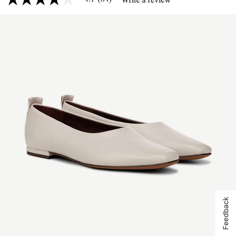 Franco Sarto White Loafers Sleek Flats